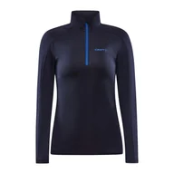 Bluzy sportowe damskie - Damska Bluza CRAFT CORE GAIN MIDLAYER W 1909497-396000 – Granatowy - miniaturka - grafika 1