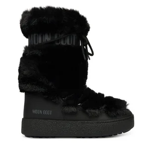 Śniegowce Moon Boot Mb Ltrack Faux Fur High Wp 80D2450210 Czarny - Śniegowce damskie - miniaturka - grafika 1