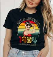 Koszulki i topy damskie - Koszulka na 40 urodziny DLA BRUNETKI damska - miniaturka - grafika 1