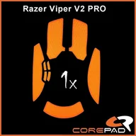 Podkładki pod mysz - Grip Corepad Soft Grips Razer Viper v2 Pro pomarańczowy - miniaturka - grafika 1
