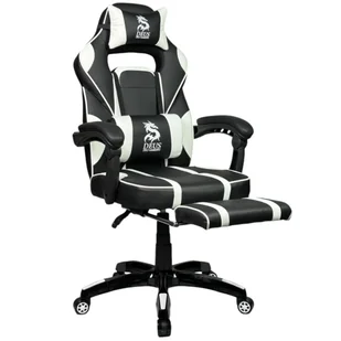 Fotel Gamingowy Krzesło gracza Alpha Gaming Large White - Fotele gamingowe - miniaturka - grafika 1