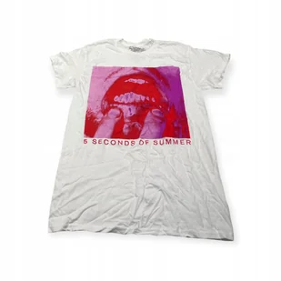 Koszulka T-shirt damski okrągły dekolt SPENCER'S 5 SECONDS OF SUMMER S - Koszulki i topy damskie - miniaturka - grafika 1