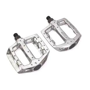 Pedały Bmx Srebrne Chrom 1/2" Zatrzask - Pedały rowerowe - miniaturka - grafika 1