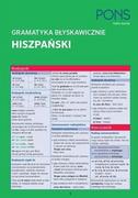 Książki do nauki języka hiszpańskiego - zbiorowa Praca Gramatyka błyskawicznie. Hiszpański PONS - miniaturka - grafika 1