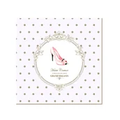 Folia, papier śniadaniowy, serwetki - Nuova R2S R2S Serwetki deserowe 20 szt 33cm R2S Napkins pantofelek 414 DOF - miniaturka - grafika 1