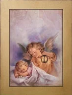 Ikony i obrazy sakralne - Ikona Anioł Stróż 9 x 12 cm - miniaturka - grafika 1