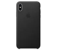 Etui i futerały do telefonów - APPLE LEATHER CASE MRWT2ZM/A IPHONE XS MAX BLACK OTWARTE OPAKOWANIE - miniaturka - grafika 1