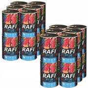 Mokra karma dla psów - Rafi Adult, 24 x 400 g - Z jagnięciną, jagodami i żurawiną - miniaturka - grafika 1