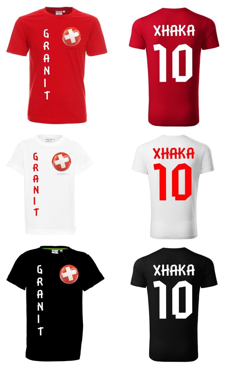 Koszulka Szwajcaria Granit XHAKA 10 jr