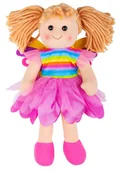 Lalki dla dziewczynek - Lalka szmacianka Chloe Wróżka BJD055 Bigjigs Toys - miniaturka - grafika 1