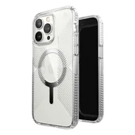 Etui i futerały do telefonów - Speck Presidio Perfect-Clear with Grips + MagSafe - Etui iPhone 14 Pro Max z powłoką MICROBAN (Clear) - miniaturka - grafika 1