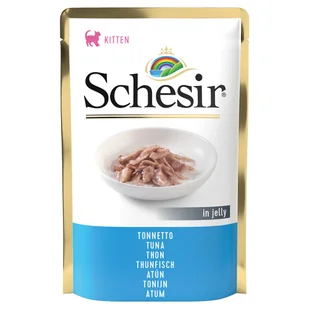 Schesir Megapakiet Kitten w saszetkach, 12 x 85 g - Tuńczyk - Mokra karma dla kotów - miniaturka - grafika 4