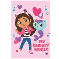 Koce i narzuty dla dzieci - Koc Polarowy Koci Domek Gabi 100x150 cm Miękki Ciepły Dla Dziecka - miniaturka - grafika 1