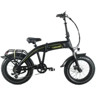 Rowery elektryczne - Rower elektryczny, 20", fatbike, czarno-biały, E-BIKE, GERMINA / Germina - miniaturka - grafika 1