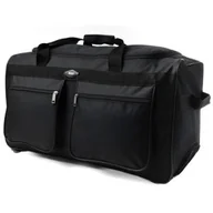 Torby podróżne - Pojemna Torba Podróżna Na Kółkach RGL A3 CZARNA 60 x 32 x 32 [cm] - miniaturka - grafika 1