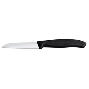 Victorinox Nóż pojedynczy kuchenny gładki 8cm czarny 42542 - Noże kuchenne - miniaturka - grafika 1