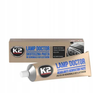 K2 Lamp Doctor 60g Pasta do Polerowania Renowacji Reflektorów Lamp - Kosmetyki samochodowe - miniaturka - grafika 1