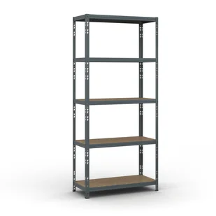 B2B Partner Regał półkowy 2000 x 900 x 400 mm, nośność 175 kg 540025 - Regały biurowe - miniaturka - grafika 1