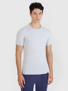 4F Koszulka do biegania slim szybkoschnąca męska - szara M - Koszulki sportowe męskie 4F Koszulka do biegania slim szybkoschnąca męska - szara M - Koszulki sportowe męskie - miniaturka - grafika 1