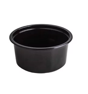 Pojemnik na zupę czarny okrągły 350ml PP 50szt $ - Akcesoria do pakowania - miniaturka - grafika 1