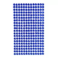 Zabawki kreatywne - Dalprint Kryształki samoprzylepne DPCRAFT 6mm, 260 szt. - dark blue AB229DLP - miniaturka - grafika 1