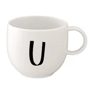 Kubki - Kubek z literą U Letters Villeroy & Boch - miniaturka - grafika 1