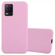 Etui i futerały do telefonów - Pokrowiec Do Realme 8 5G / V13 / Q3 / Q3i / Narzo 30 5G Etui w CANDY RÓŻOWY TPU Silikon Obudowa Case Cover Ochronny Plecki Cadorabo - miniaturka - grafika 1