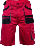 Odzież robocza - CERVA BE-01-009 - krótkie spodnie robocze, bawełna 20%, poliester 80% - czarny/czerwony 60 - miniaturka - grafika 1