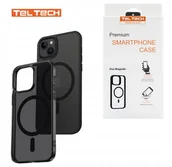 Etui i futerały do telefonów - TELTECH MAGSAFE CASE DO IPHONE 15 PRO ETUI NAKŁADKA FUTERAŁ CZARNY - miniaturka - grafika 1