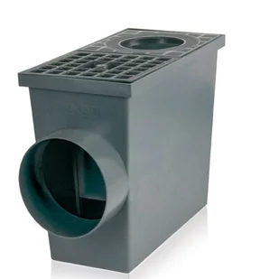 Studzienka z kratą grafit 260 x 135 x 220 mm MAXPOL - Rynny i akcesoria - miniaturka - grafika 1