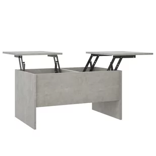 Lumarko Stolik kawowy, betonowa szarość, 80x50x42,5 cm - Ławy i stoliki kawowe - miniaturka - grafika 3