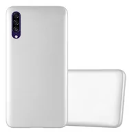Etui i futerały do telefonów - Pokrowiec Do Samsung Galaxy A50 4G / A50s / A30s w METALLIC SREBRNY Etui TPU Silikon Obudowa Ochronny Case Cover Cadorabo - miniaturka - grafika 1