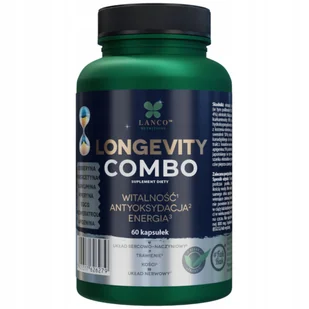 LONGEVITY COMBO suplement przeciwstarzeniowy nowej generacji - 60 kapsułek - Witaminy i minerały - miniaturka - grafika 1