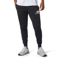 Spodnie sportowe męskie - Spodnie dresowe New Balance MP03558BK - czarne - miniaturka - grafika 1