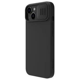 Nillkin CamShield Magnetic Silicone Case etui iPhone 14 Plus magnetyczny MagSafe pokrowiec z osłoną na aparat czarny - Etui i futerały do telefonów - miniaturka - grafika 6