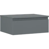 Szafki łazienkowe - Mexen Orio szafka łazienkowa podumywalkowa 60 cm z blatem, 1 szuflada, grafit mat - 91A10-06023-1-BFC66 - miniaturka - grafika 1