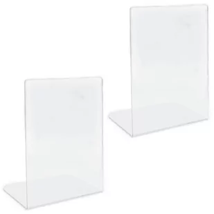 Podpórka do książki A4 z plexi 4mm - gładka 2 szt. - Podpórki do książek - miniaturka - grafika 1