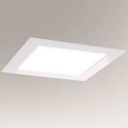 Lampy sufitowe - Shilo łazienkowa oprawa sufitowa LED Tottori IL 10W 1000lm 3000K biała wpuszczana IP44 7727 - miniaturka - grafika 1