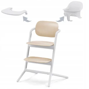 Krzesełko do karmienia Cybex Lemo 3w1 Sand White - Krzesełka do karmienia - miniaturka - grafika 1
