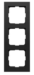 Ramka potrójna Heatit HC3 (czarna matowa) - Systemy inteligentnych domów - miniaturka - grafika 2
