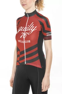 Koszulki rowerowe - guilty 76 racing Velo Club Pro Race Koszulka rowerowa z zamkiem błyskawicznym Kobiety, czerwony XXL 2022 Koszulki kolarskie - grafika 1