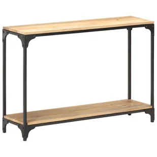 vidaXL vidaXL Stolik konsolowy, 110 x 30 x 75 cm, lite drewno mango - Konsole i sekretarzyki - miniaturka - grafika 2