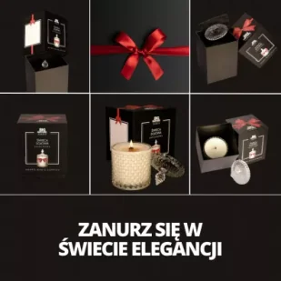 Big Nature Świeca sojowa inspiracja zapachowa Black Opium 485 g - Świece - miniaturka - grafika 1