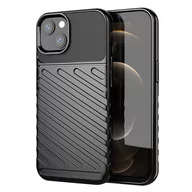 Etui i futerały do telefonów - Hurtel Thunder Case elastyczne pancerne etui pokrowiec iPhone 13 mini czarny - miniaturka - grafika 1