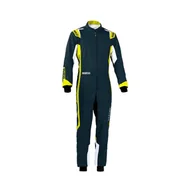 Odzież do sportów motorowych - Kombinezon kartingowy Sparco THUNDER MY20 szaro-żółty (CIK-FIA) - L - miniaturka - grafika 1