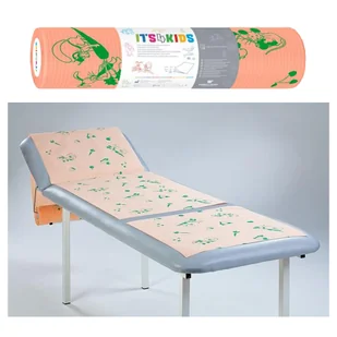 Podkład dla dzieci na rolce 50cm x 50cm morelowy podfoliowany 54g Its4kids 80szt - Kosmetyczne akcesoria jednorazowe - miniaturka - grafika 1