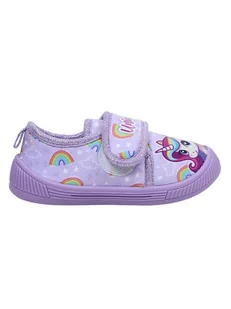 Unicorn Slippersy w kolorze fioletowym - Buciki dla niemowląt - miniaturka - grafika 1