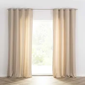 Zasłony - Dekoria pl pl Zasłona BASIC na kółkach 140x280cm piaskowy beż 1 szt. 140 cm x 280 cm 249-000 - miniaturka - grafika 1