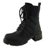 Botki damskie - Botki damskie workery VINCEZA 16437 ocieplane - miniaturka - grafika 1