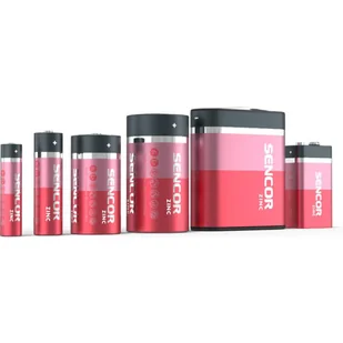 Bateria cynkowo-węglowa, AA (LR6), AA, 1.5V, Sencor, blistr, 4-pack - Baterie i akcesoria - miniaturka - grafika 9